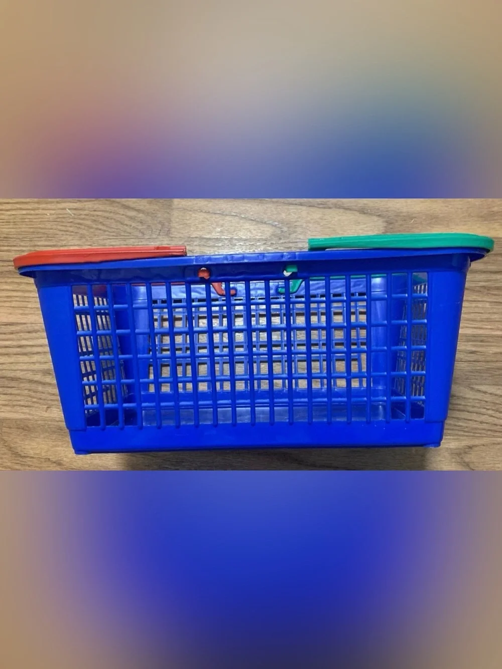 Blue/Red/Green Basket